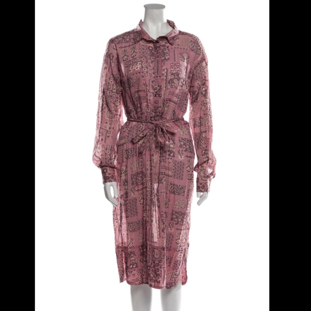 Pink Paisley Women's Dress